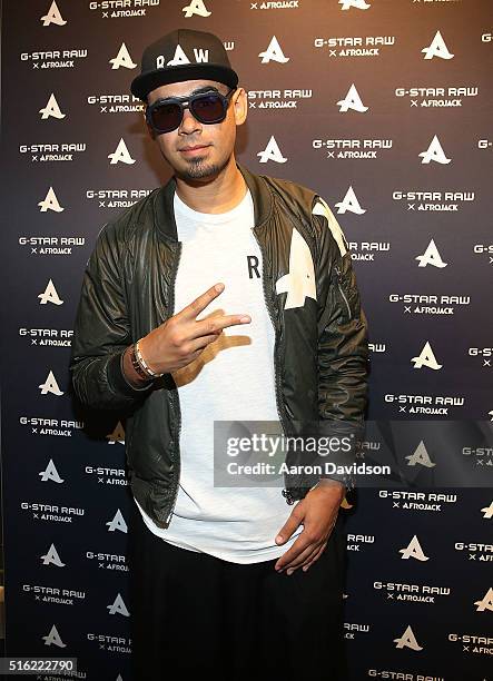 Afrojack attends an in-store meet and greet at G-Star on March 17, 2016 in Miami Beach, Florida.