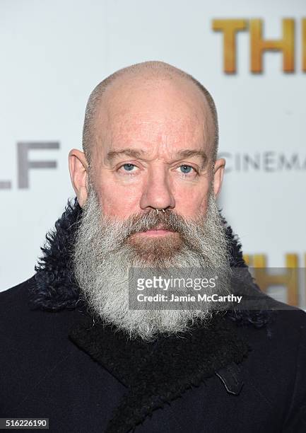 Singer, songwriter, film producer Michael Stipe attends a screening of Sony Pictures Classics' "The Bronze" hosted by Cinema Society & SELF at...
