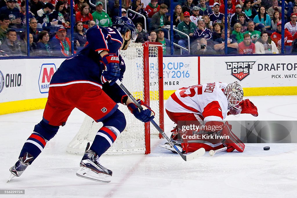 Detroit Red Wings v Columbus Blue Jackets