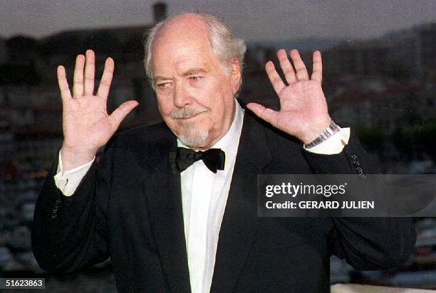Film director Robert Altman poses for photographers after the awards ceremony of the 45th Cannes Film Festival 18 May, 1992. Altman was awarded best...