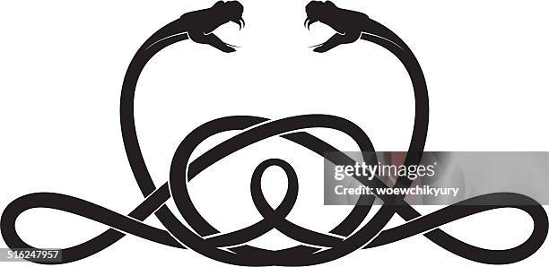 snake vector - viper snake stock illustrations