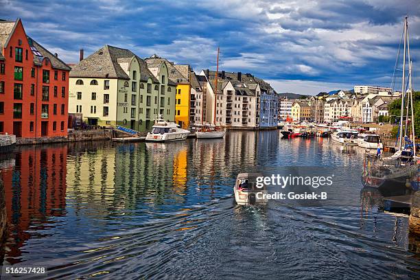 alesund. norway - alesund stock pictures, royalty-free photos & images