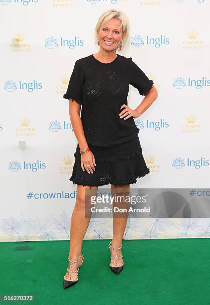 Shelley Barrett attends the Crown Resorts Ladies Lunch at Inglis Stables at Inglis Newmarket Stables on March 18, 2016 in Sydney, Australia.