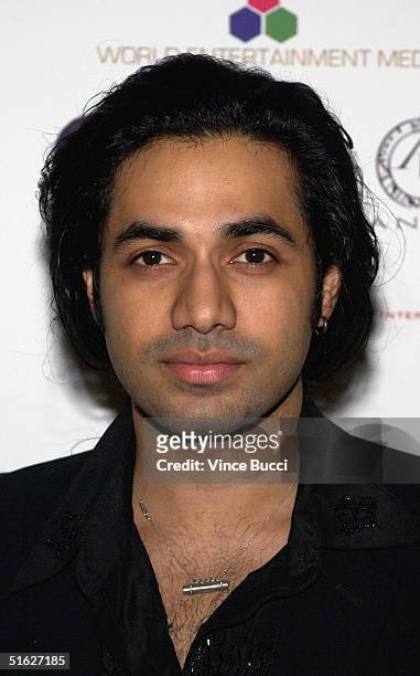 Indian designer Anand Jon attends his West Coast debut couture fashion show "Apsare: Divine Concubines" on October 29, 2004 at the Four Seasons...