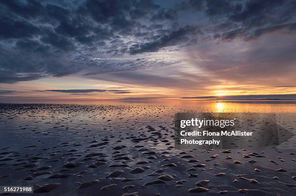 "colour wash" - cumbrian coast stock-fotos und bilder