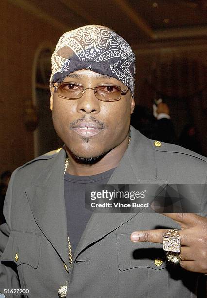 Rap music artist Won G attends Indian designer Anand Jon's West Coast debut couture fashion show "Apsare: Divine Concubines" on October 29, 2004 at...