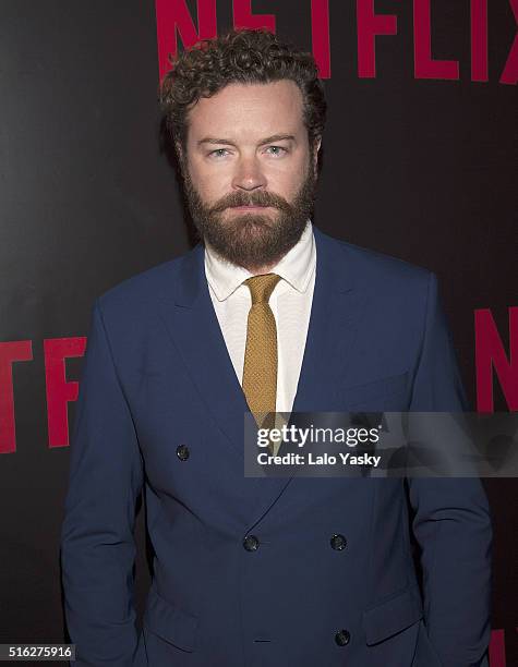 Danny Masterson attends the 'Netflix Red Carpet' event at the Four Seasons Hotel on March 17, 2016 in Buenos Aires, Argentina.