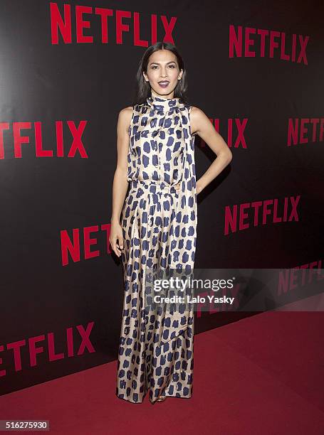 Elodie Yung attends the 'Netflix Red Carpet' event at the Four Seasons Hotel on March 17, 2016 in Buenos Aires, Argentina.