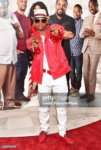 Rapper Silento attends "Barbershop: The Next Cut"Atlanta premiere at Regal Atlantic Station on March 17, 2016 in Atlanta, Georgia.