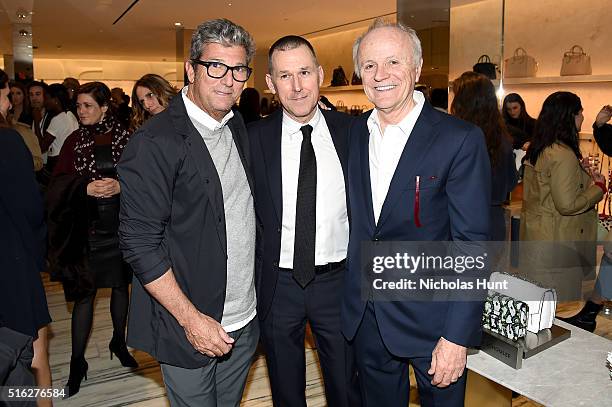 Andrew Rosen, Mark Lee, and Steven Harris attend as Barneys New York celebrates its new downtown flagship in New York City on March 17, 2016 in New...