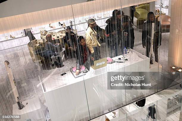 View of the interior showroom as Barneys New York celebrates its new downtown flagship in New York City on March 17, 2016 in New York City.