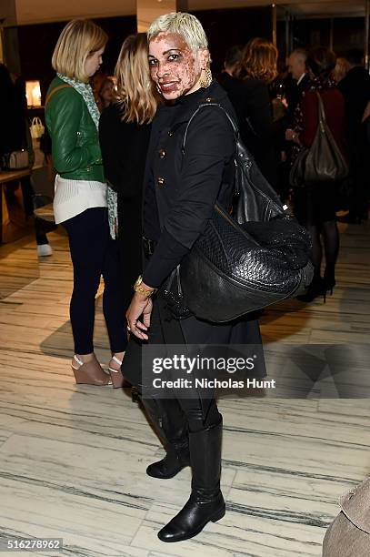 Jackie Ellis attends as Barneys New York celebrates its new downtown flagship in New York City on March 17, 2016 in New York City.