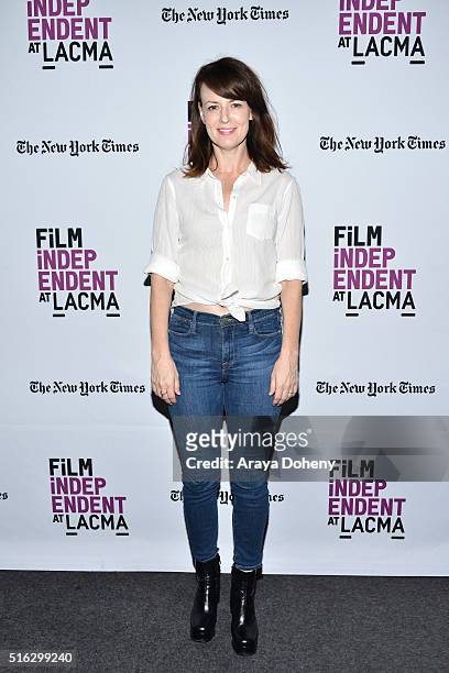 Rosemarie DeWitt attends the Film Independent At LACMA - Live Read of "Stand By Me" at Bing Theatre At LACMA on March 17, 2016 in Los Angeles,...