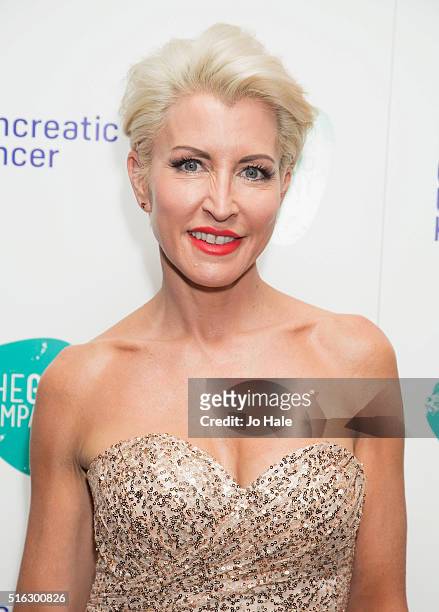 Heather Mills attends 'An Evening With Suggs And Friends' in aid of pancreatic cancer at Emirates Stadium on March 17, 2016 in London, England.
