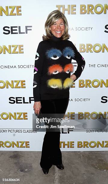 Jamie Gregory attends The Cinema Society & SELF host a screening of Sony Pictures Classics' "The Bronze" at Metrograph on March 17, 2016 in New York...