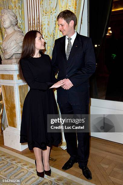 Prince Leka of Albania announces his Wedding in Tirana on October 8, 2016 with his fiancee Elia Zaharia . Held at Cercle Interallie on March 17, 2016...