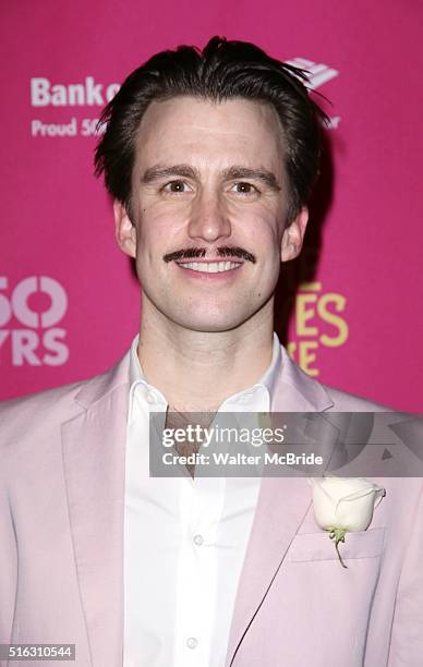 Cavin Creel attends the Broadway Opening Night Performance press reception for 'She Loves Me' at Studio 54 on March 17, 2016 in New York City.