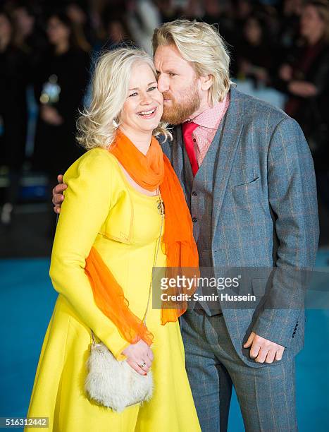 Rune Temte arrives for the European premiere of 'Eddie The Eagle' at Odeon Leicester Square on March 17, 2016 in London, England.
