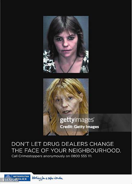 In this handout campaign material issued by the Metropolitan police on November 1 London, England, Penny Wood, from Chicago is seen. Penny was...