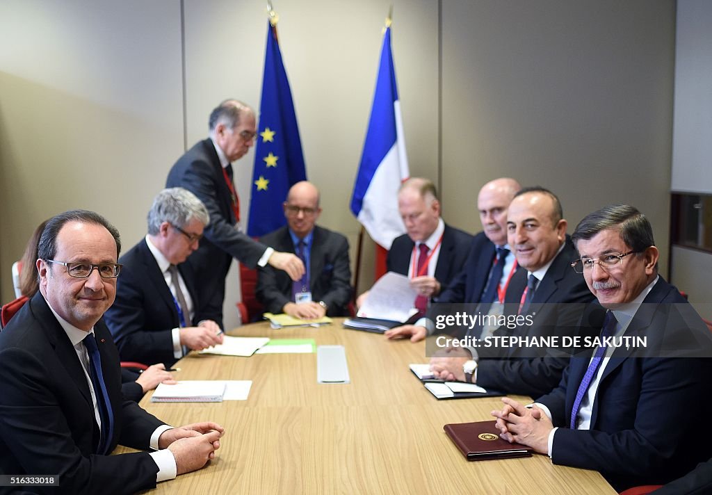 BELGIUM-EU-TURKEY-SUMMIT-MIGRANTS