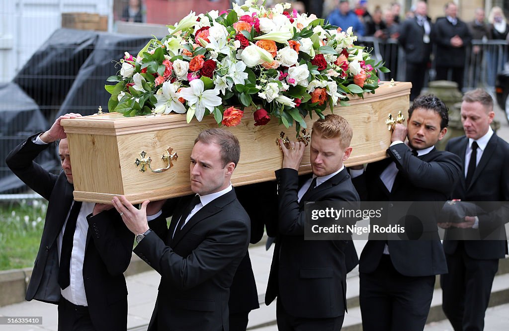 Funeral Of Coronation Street Scriptwriter Tony Warren