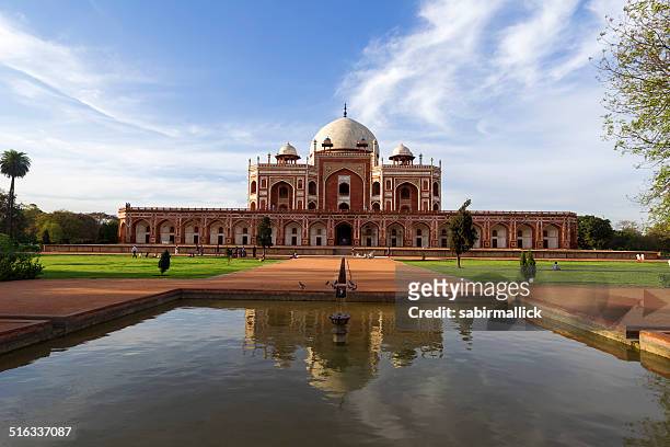 humayun's tomb, new delhi, india. - humayan's tomb stock pictures, royalty-free photos & images
