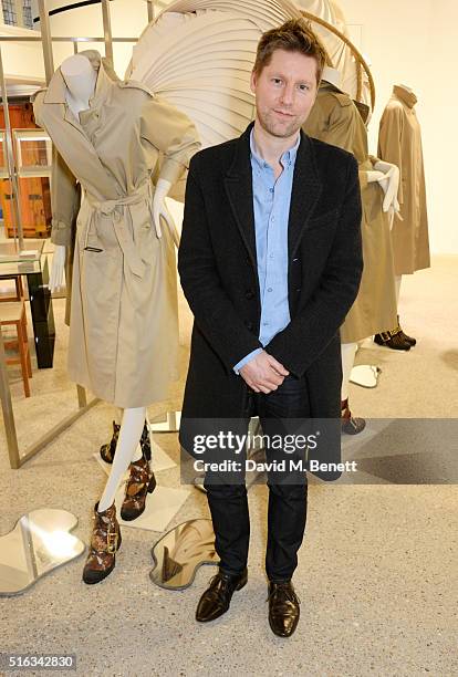 Christopher Bailey attends an exclusive VIP preview of the Dover Street Market on March 18, 2016 in London, England.