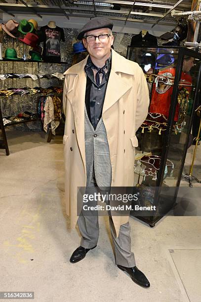 Joe Corre attends an exclusive VIP preview of the Dover Street Market on March 18, 2016 in London, England.