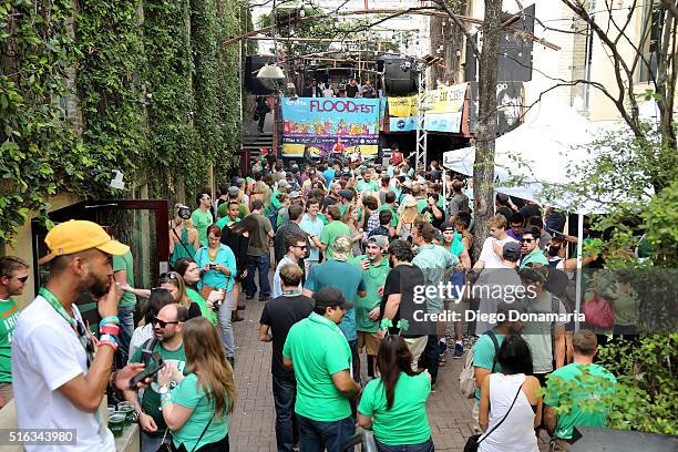 St. Patrick's Day is celebrated during the 2016 SXSW Music, Film + Interactive Festival on March 17, 2016 in Austin, Texas.