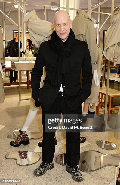 Adrian Joffe attends an exclusive VIP preview of the Dover Street Market on March 18, 2016 in London, England.