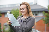Teenage Girl Happy With Good Exam Results