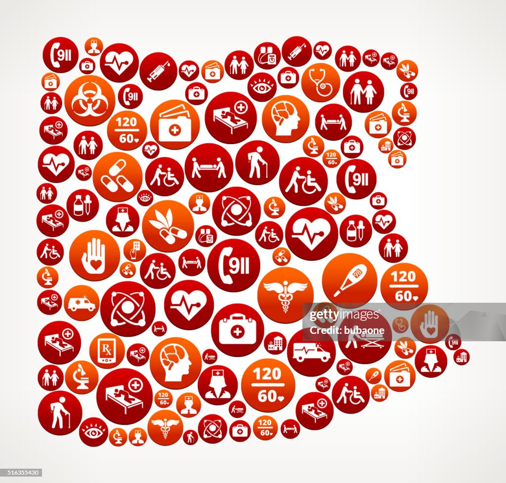 Health Button Color Egypt Healthcare And Medical Red Button Pattern High-Res Vector Graphic ...