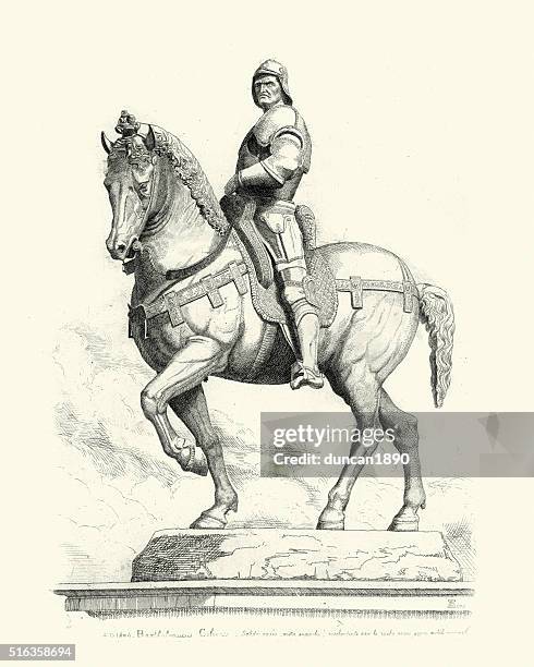 Colleoni 58 Equestrian Statue Of Bartolomeo Colleoni Stock Photos, High-Res ...