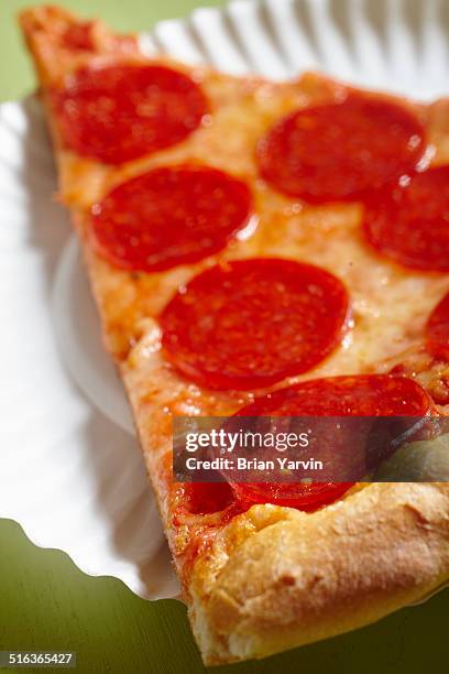 new york style peporoni pizza - edison nova jersey - fotografias e filmes do acervo