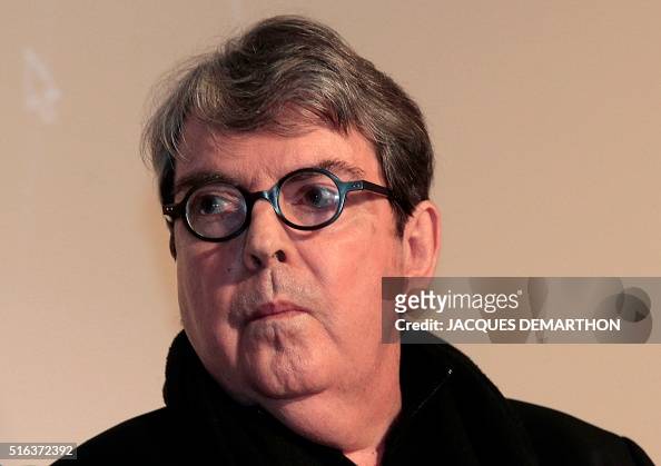 French poet Jean Ristat looks on during a tribute to Edmonde... News ...
