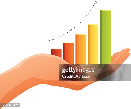 Hand Holding Graph High-Res Vector Graphic - Getty Images