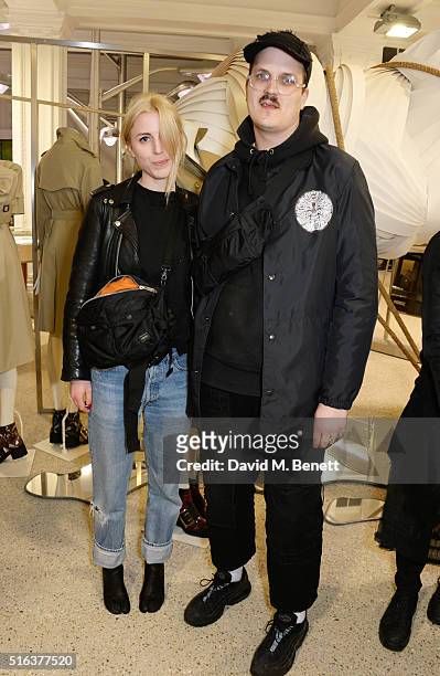 Liam Hodges attends an exclusive VIP preview of the Dover Street Market on March 18, 2016 in London, England.
