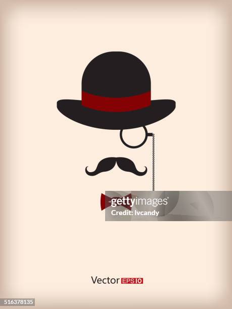 abstract gentleman - invisible stock illustrations