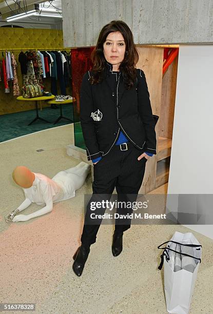 Katy England attends an exclusive VIP preview of the Dover Street Market on March 18, 2016 in London, England.