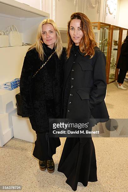 Kym Ellery attends an exclusive VIP preview of the Dover Street Market on March 18, 2016 in London, England.