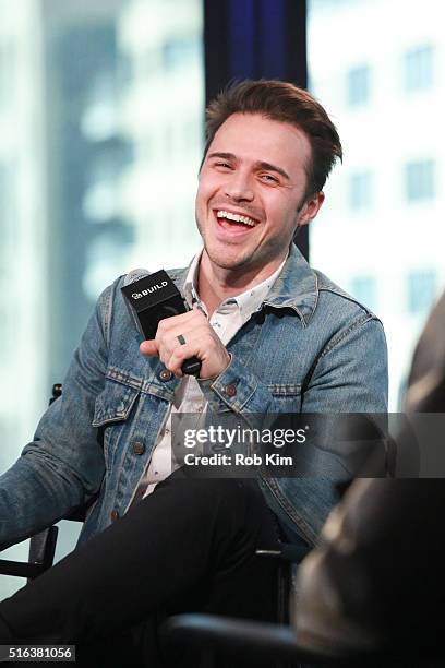 Kris Allen attends AOL Build Speaker Series to discuss "Letting You In" at AOL Studios In New York on March 18, 2016 in New York City.