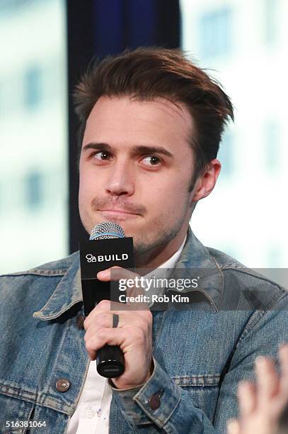 Kris Allen attends AOL Build Speaker Series to discuss "Letting You In" at AOL Studios In New York on March 18, 2016 in New York City.