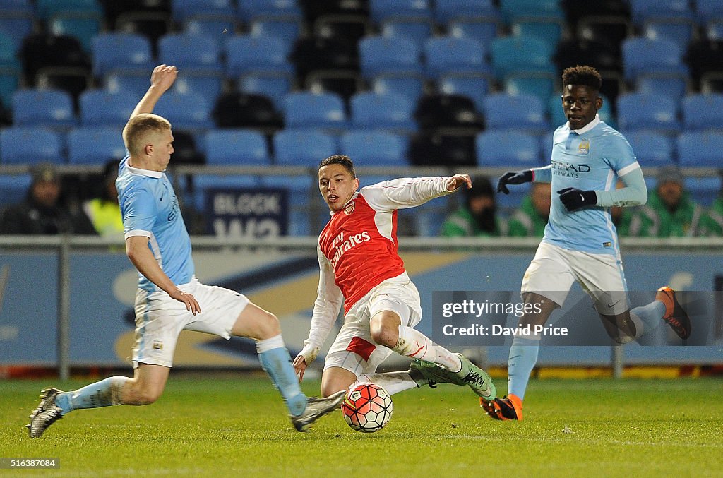Manchester City v Arsenal: FA Youth Cup Semi Final, First Leg
