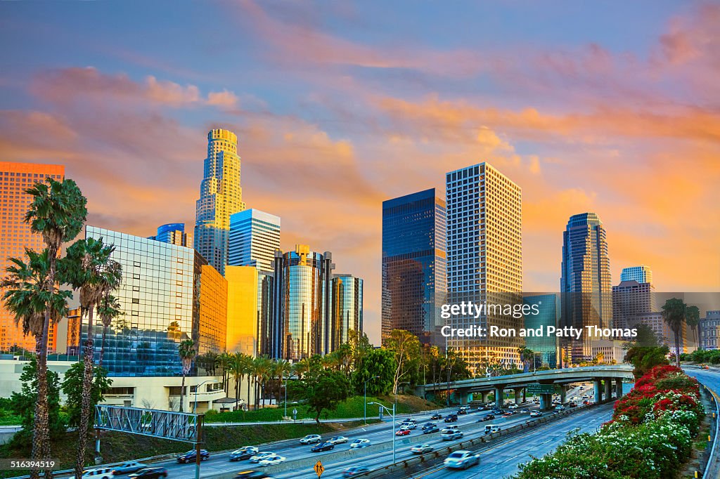 Los Angeles skyline, CA