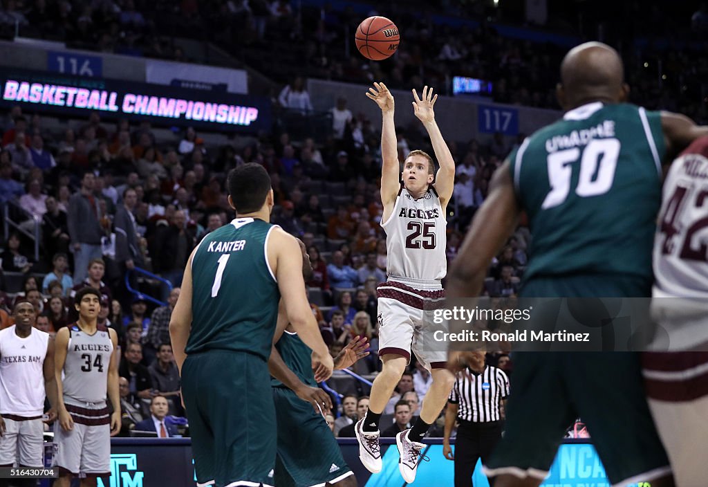 NCAA Basketball Tournament - First Round - Green Bay v Texas A&M