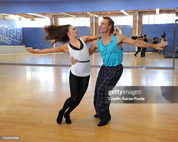 Rehearsals - The celebrity cast of "Dancing with the Stars" is lacing up their ballroom shoes and getting ready for their first dance on MONDAY,...