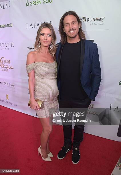 Television personality Audrina Patridge and Corey Bohan attend the LAPALME Magazine Spring Affair at The Room on March 18, 2016 in Los Angeles,...