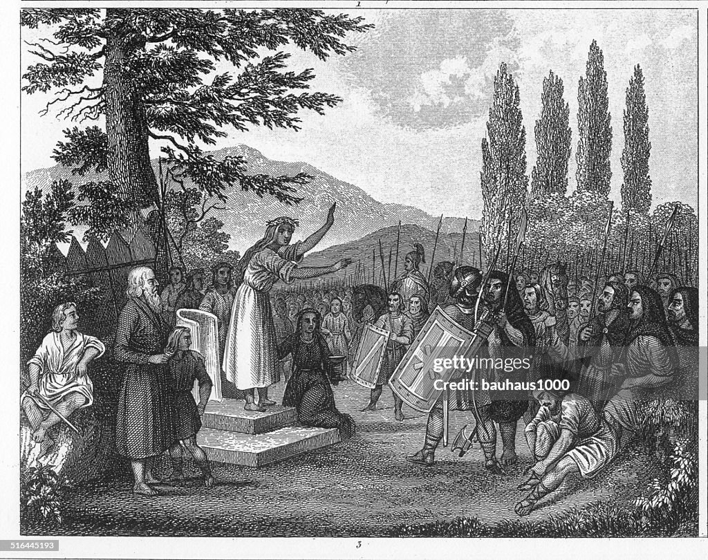 Marser Military Life Of The Germanic Tribes High-Res Vector Graphic - Getty Images