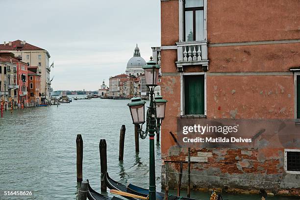 a view of the grand canal, venice italy - venizia stock pictures, royalty-free photos & images