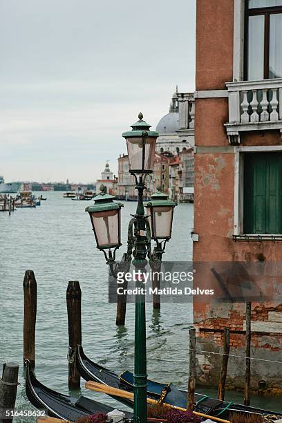 a view of the grand canal, from dell' accademia bridge, venice, italy. - venizia stock pictures, royalty-free photos & images